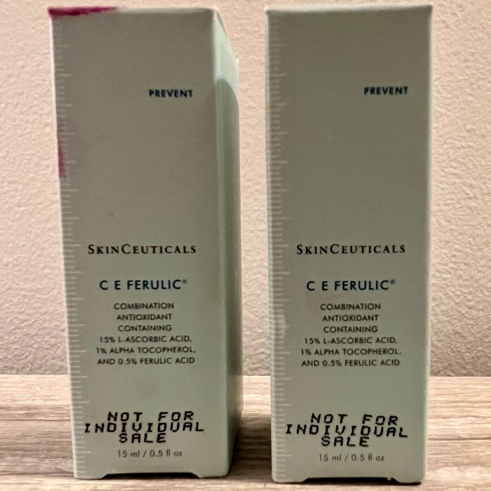 TWO! Skinceuticals C E Ferulic Combination Antioxidant Treatment 15ml/0.5oz